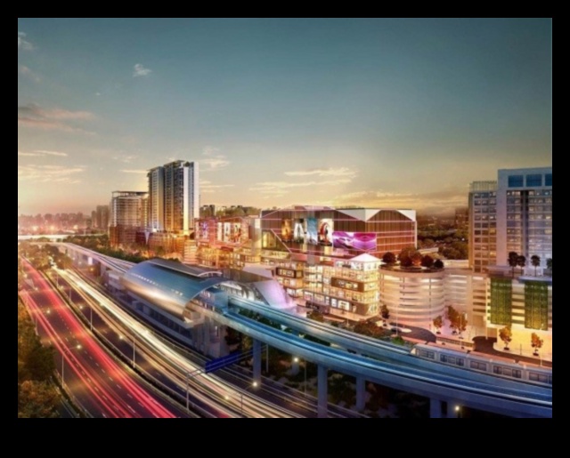 Cityscape Harmony: The Synchronized Movement of Public Transit in Urban Spaces