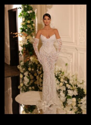 Elegance επαναπροσδιορισμένη μοντέρνα νυφική ​​ραπτική με αστική άκρη