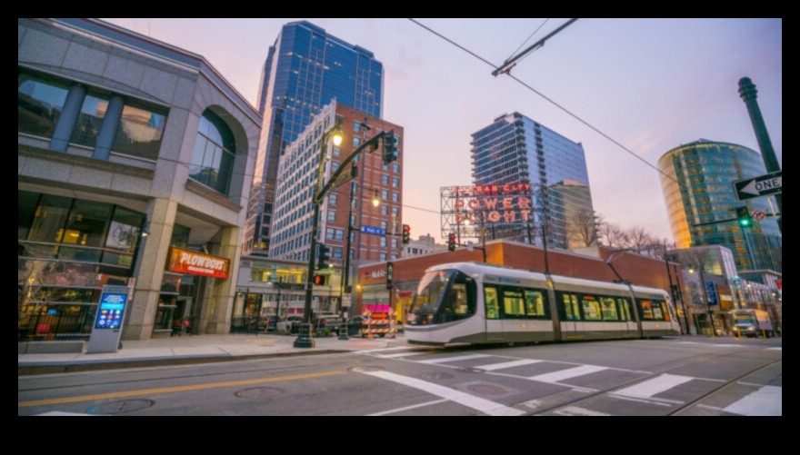 Cityscape Harmony: The Synchronized Movement of Public Transit in Urban Spaces